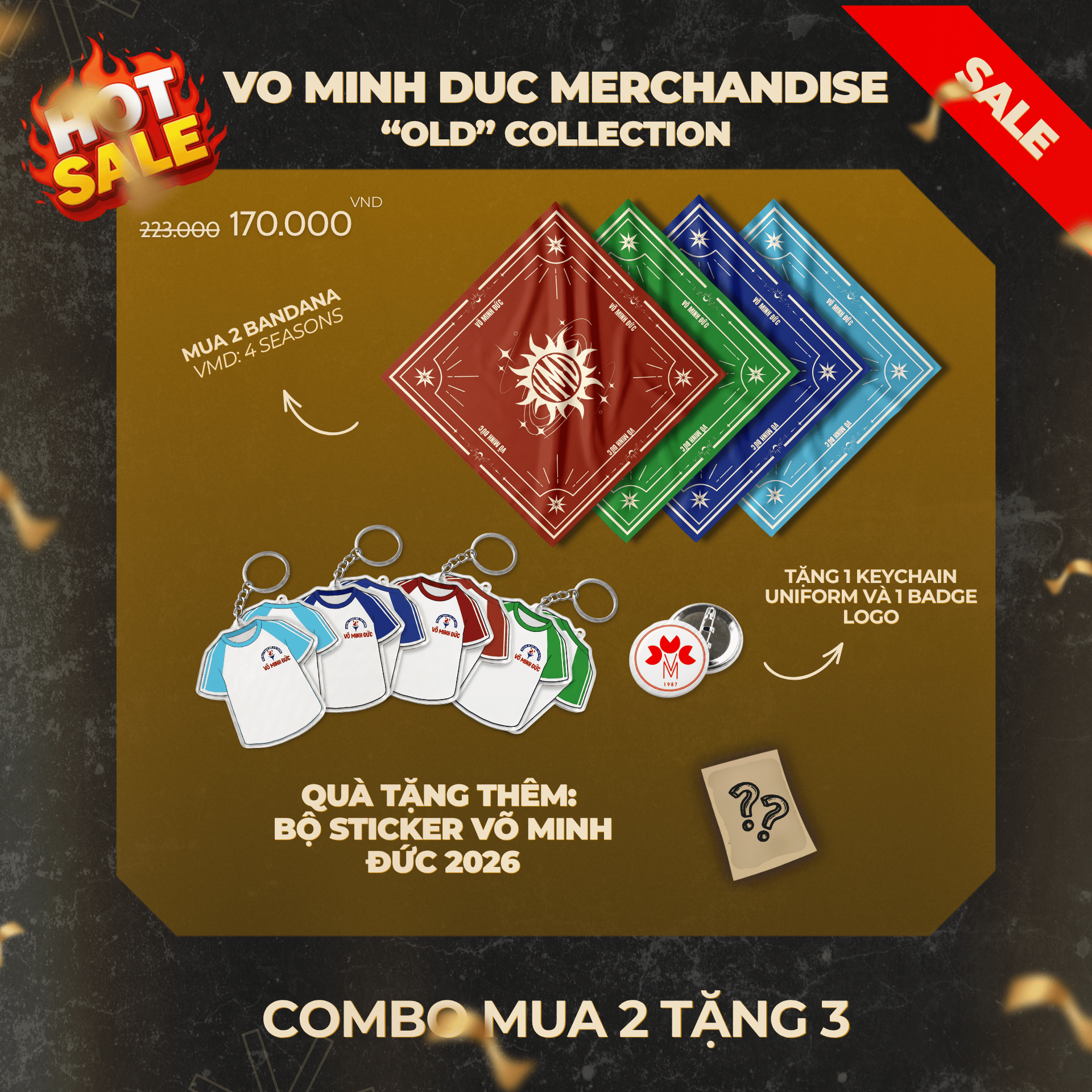 [SALE] COMBO MUA 2 TẶNG 3